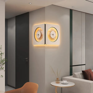 Modern LED Corner Clock