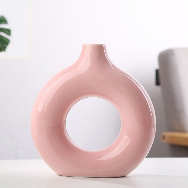 Nordic Circular Vase - iSmart Home Gadgets Limited