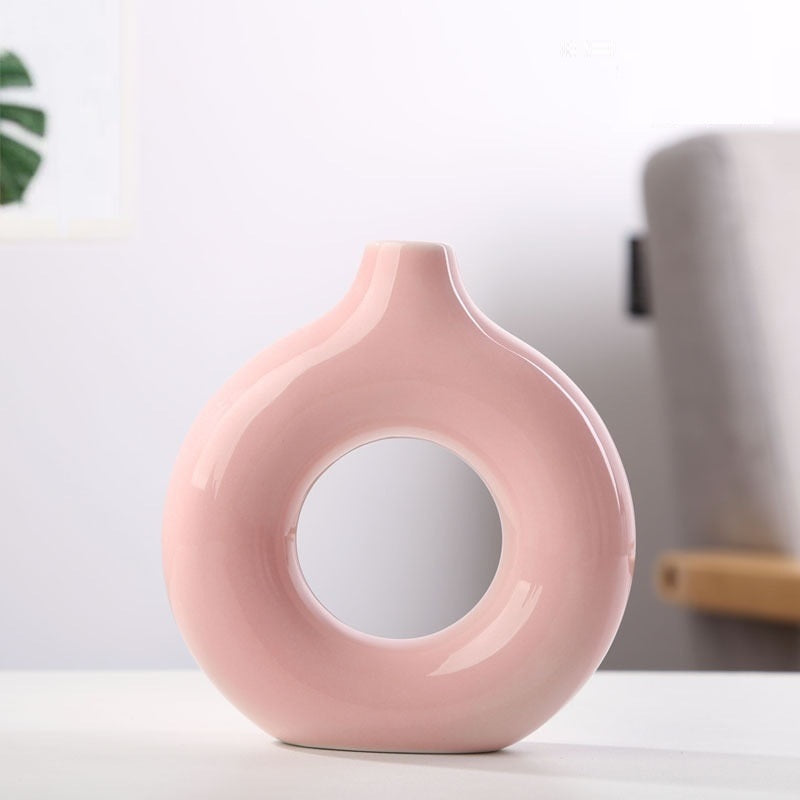 Nordic Circular Vase - iSmart Home Gadgets Limited