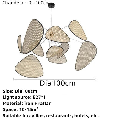 rattan pendant light | rattan chandelier | west elm chandelier | organic modern chandelier | modern rattan chandelier | wicker chandelier shades | modern wicker | best rattan chandelier