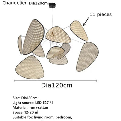 rattan pendant light | rattan chandelier | west elm chandelier | organic modern chandelier | modern rattan chandelier | wicker chandelier shades | modern wicker | best rattan chandelier