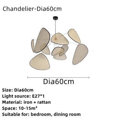 rattan pendant light | rattan chandelier | west elm chandelier | organic modern chandelier | modern rattan chandelier | wicker chandelier shades | modern wicker | best rattan chandelier