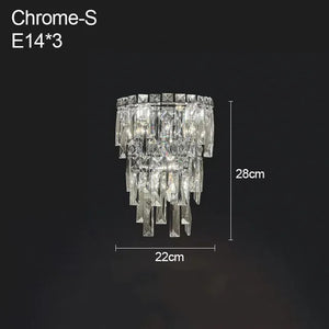 battery operated wall sconces | crystal wall sconces | elegant wall sconces | modern crystal wall sconce | backlit wall sconce | vintage crystal sconces