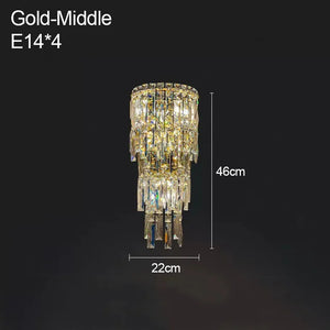 battery operated wall sconces | crystal wall sconces | elegant wall sconces | modern crystal wall sconce | backlit wall sconce | vintage crystal sconces