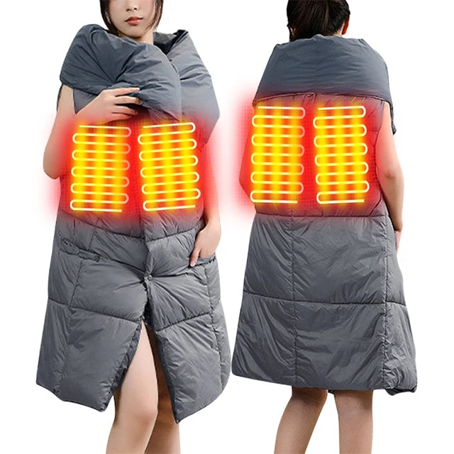 heated shawl | heated shawl wrap | cordless heated shawl | heated shawl for office | electric heated shawl | usb heated shawl | best heated shawl wrap